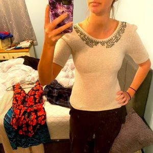 Short sleeve sweater top by free people
